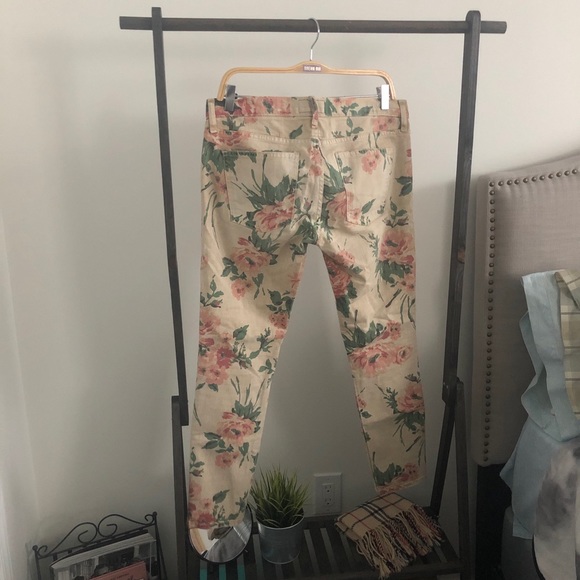 Current Elliott The Stiletto Haystack Floral Pants - Picture 3 of 12
